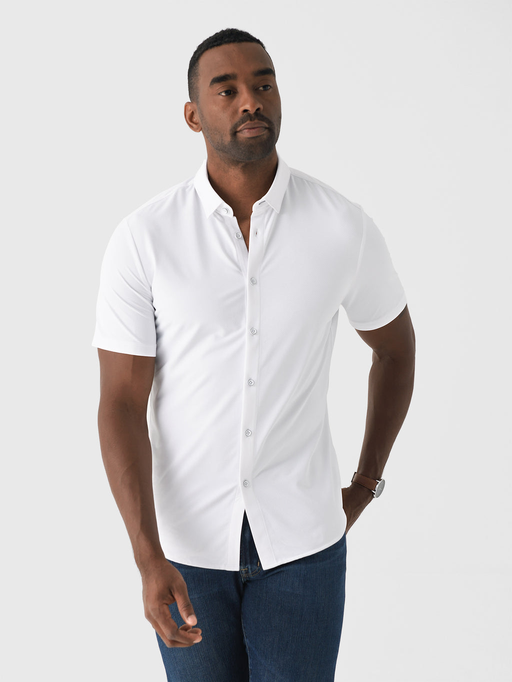 Mizzen+Main Men's Trim Halyard Button-Down Shirt - Saint Bernard