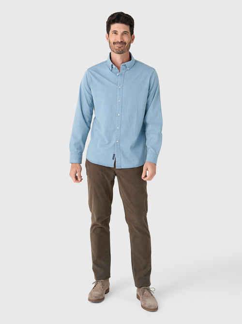 Mizzen+Main Men's Trim Nash Chambray Shirt