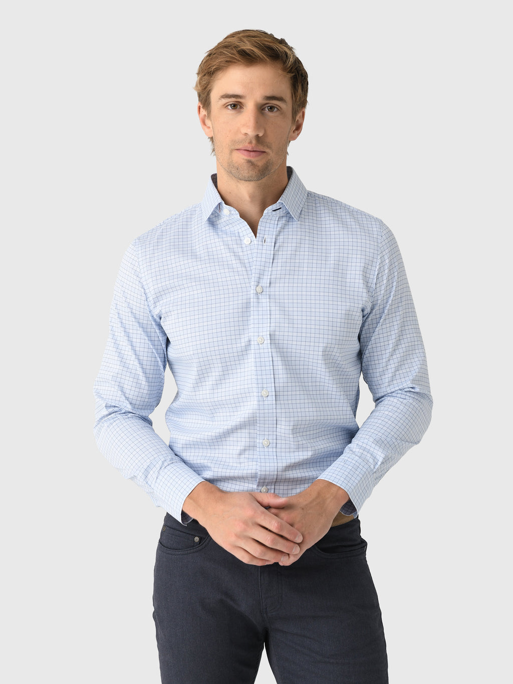 Mizzen+Main Men's Trim Hilton Dress Shirt - Saint Bernard