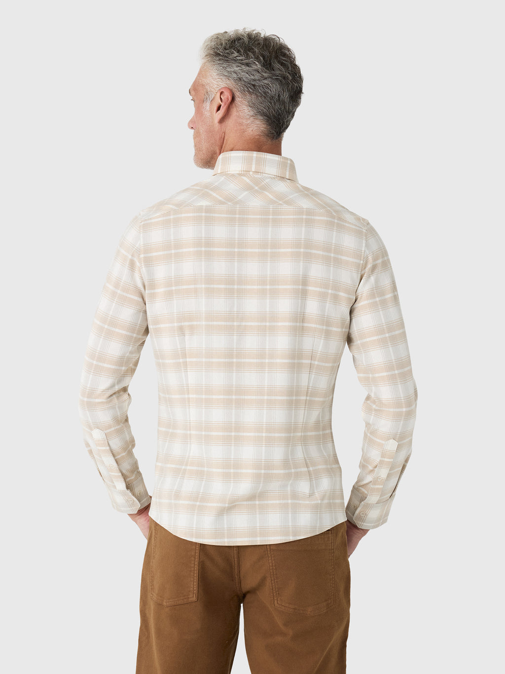 Mizzen+Main Men's Trim City Flannel - Saint Bernard