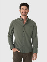 Mizzen+Main Men's Trim City Flannel - Saint Bernard