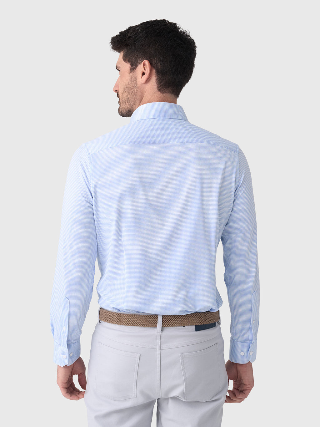 Mizzen+Main Men's Trim Halyard Long Sleeve Dress Shirt - Saint Bernard