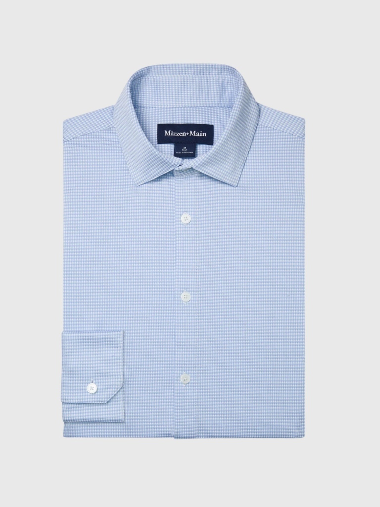 Mizzen+Main Men's Trim Halyard Long Sleeve Dress Shirt - Saint Bernard