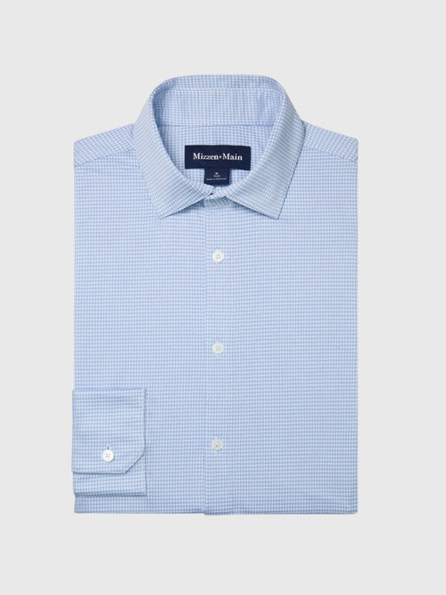 Mizzen+Main Men's Trim Halyard Long Sleeve Dress Shirt