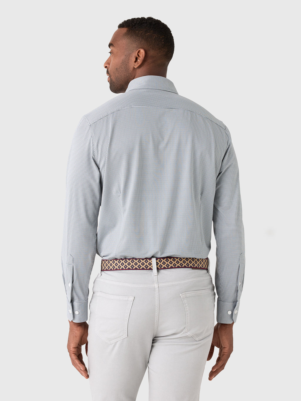 Mizzen+Main Men's Trim Halyard Long Sleeve Dress Shirt - Saint Bernard