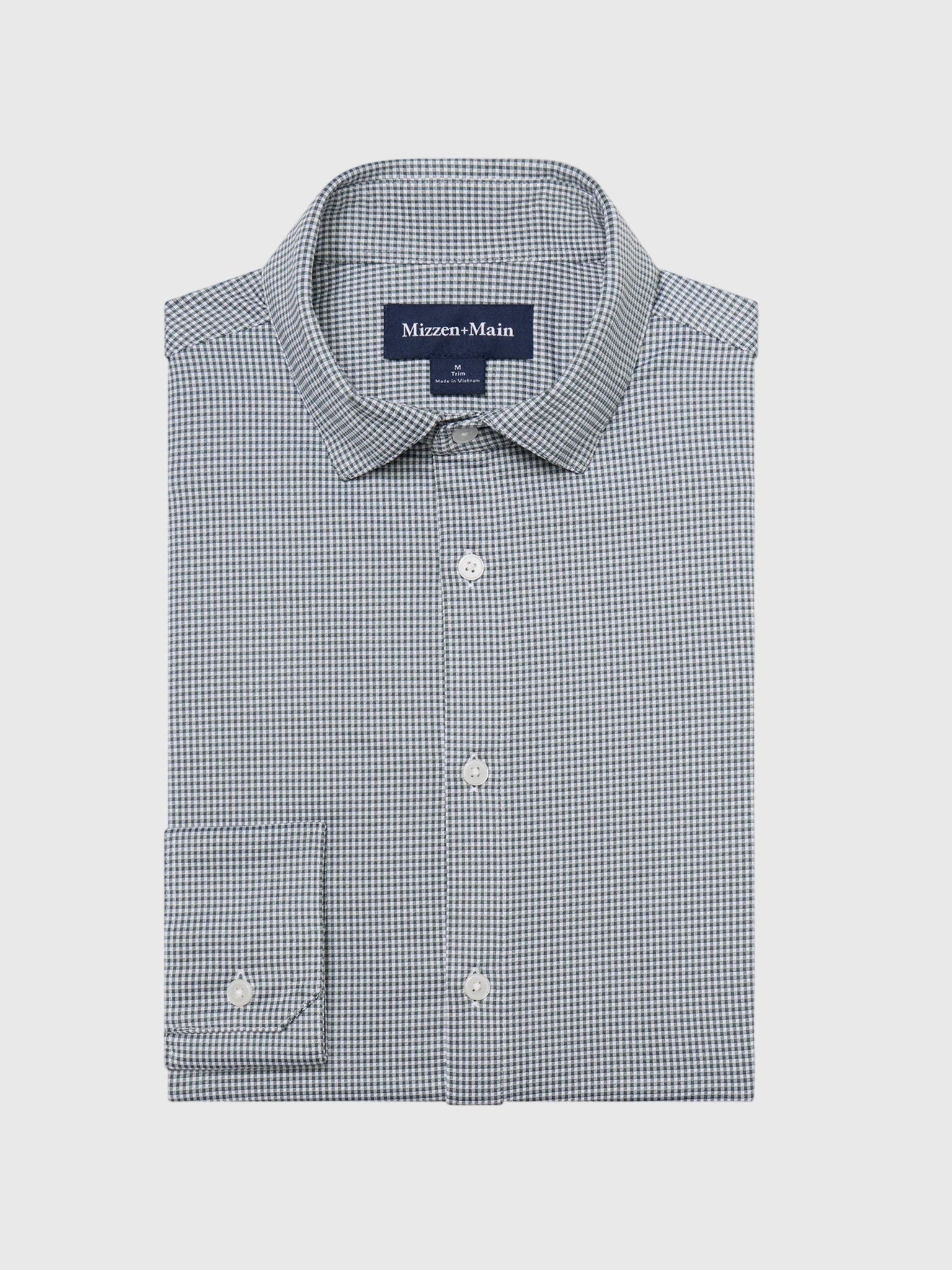 Mizzen+Main Men's Trim Halyard Long Sleeve Dress Shirt