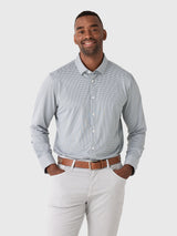 Mizzen+Main Men's Trim Halyard Long Sleeve Dress Shirt - Saint Bernard