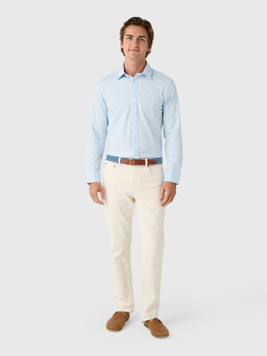 Mizzen+Main Men's Trim Newport Dress Shirt - Saint Bernard