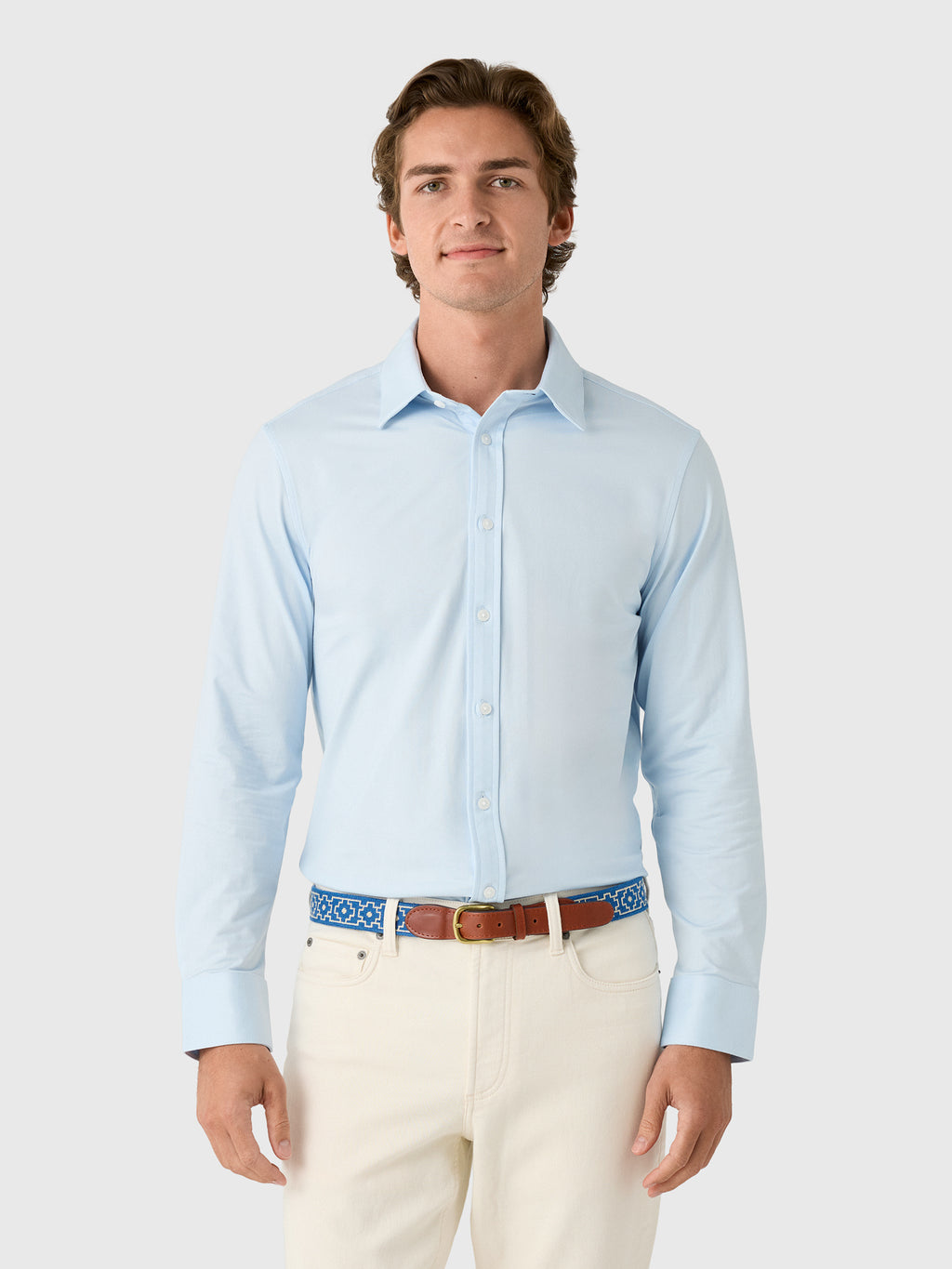 Mizzen+Main Men's Trim Newport Dress Shirt - Saint Bernard
