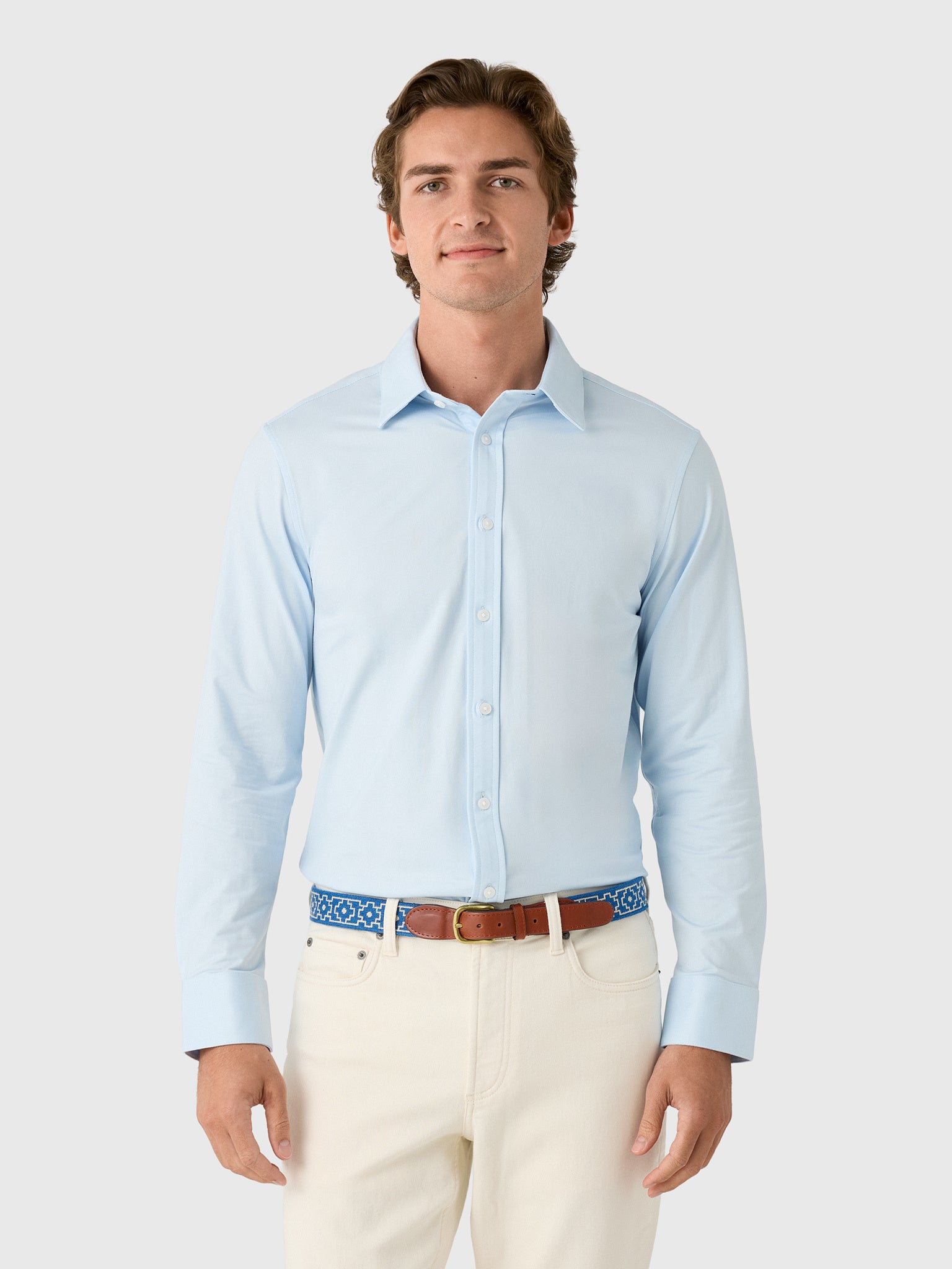 Mizzen+Main Men's Trim Newport Dress Shirt - Saint Bernard
