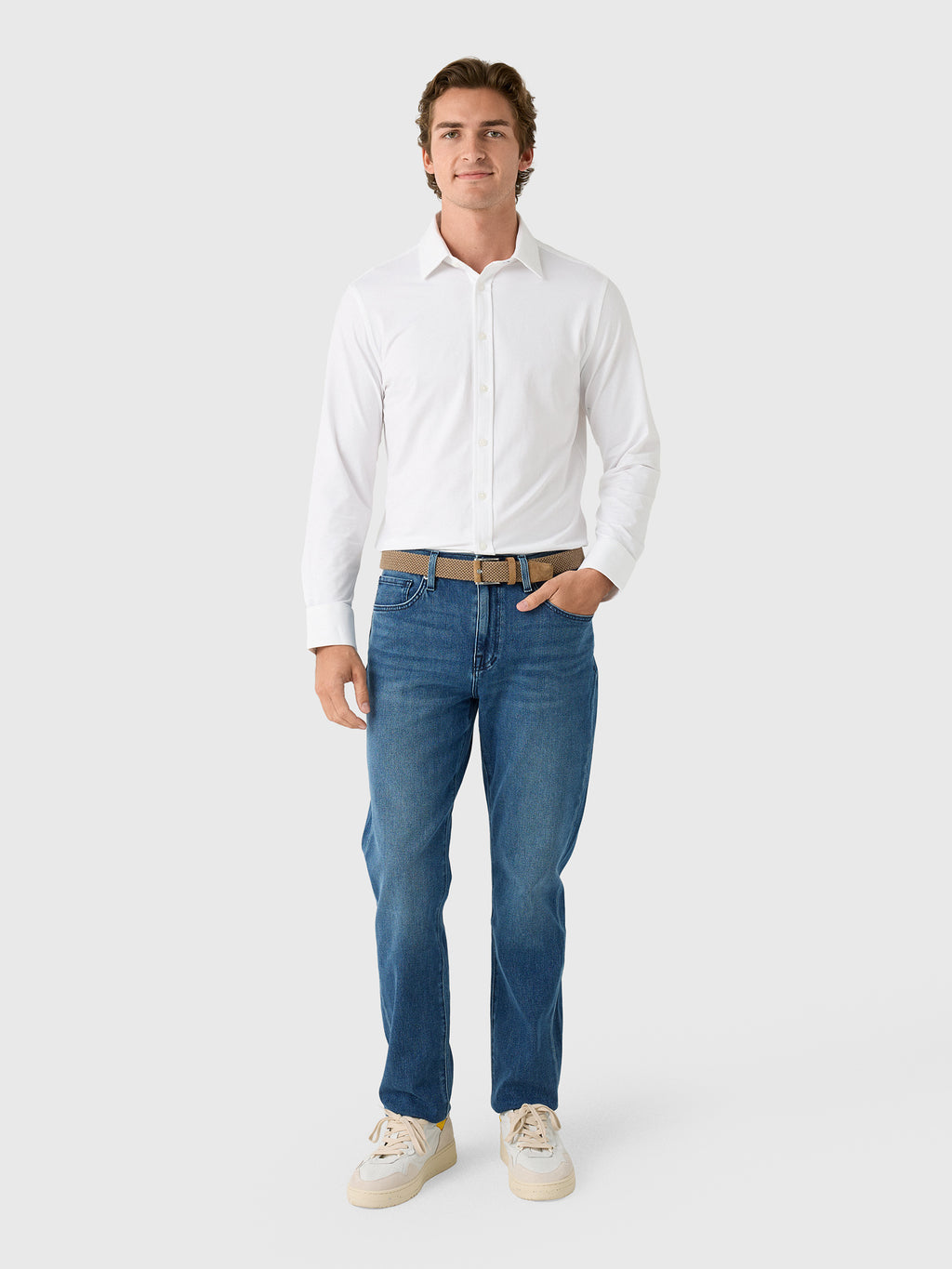Mizzen+Main Men's Trim Newport Dress Shirt - Saint Bernard