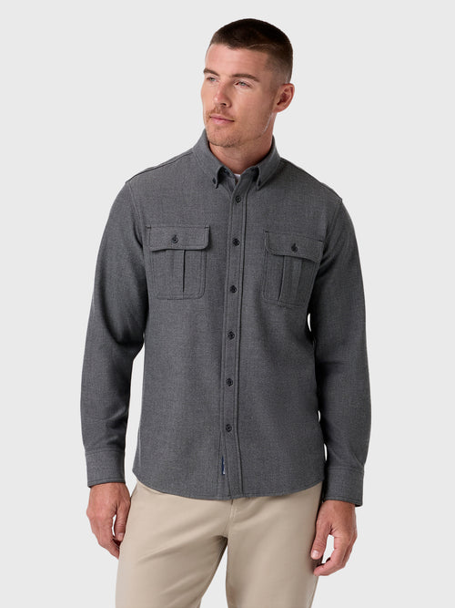 Mizzen+Main Men's Upstate Flannel - Saint Bernard