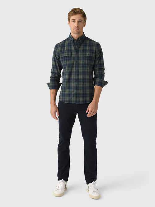 Mizzen+Main Men's Trim Upstate Flannel Shirt