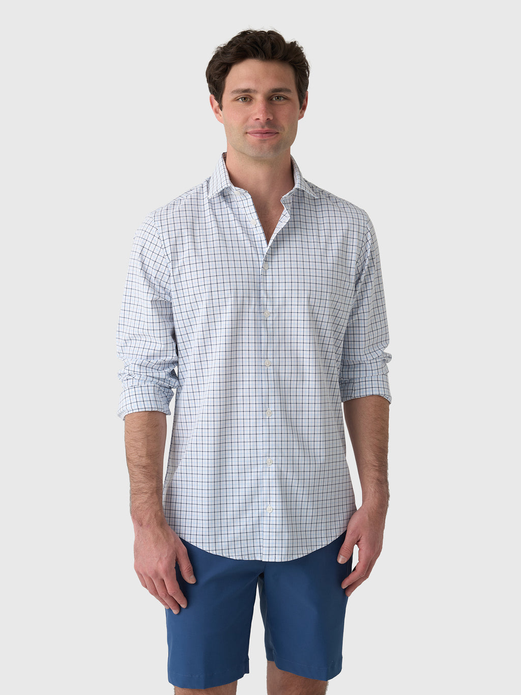 Mizzen+Main Men's Trim Leeward Dress Shirt - Saint Bernard