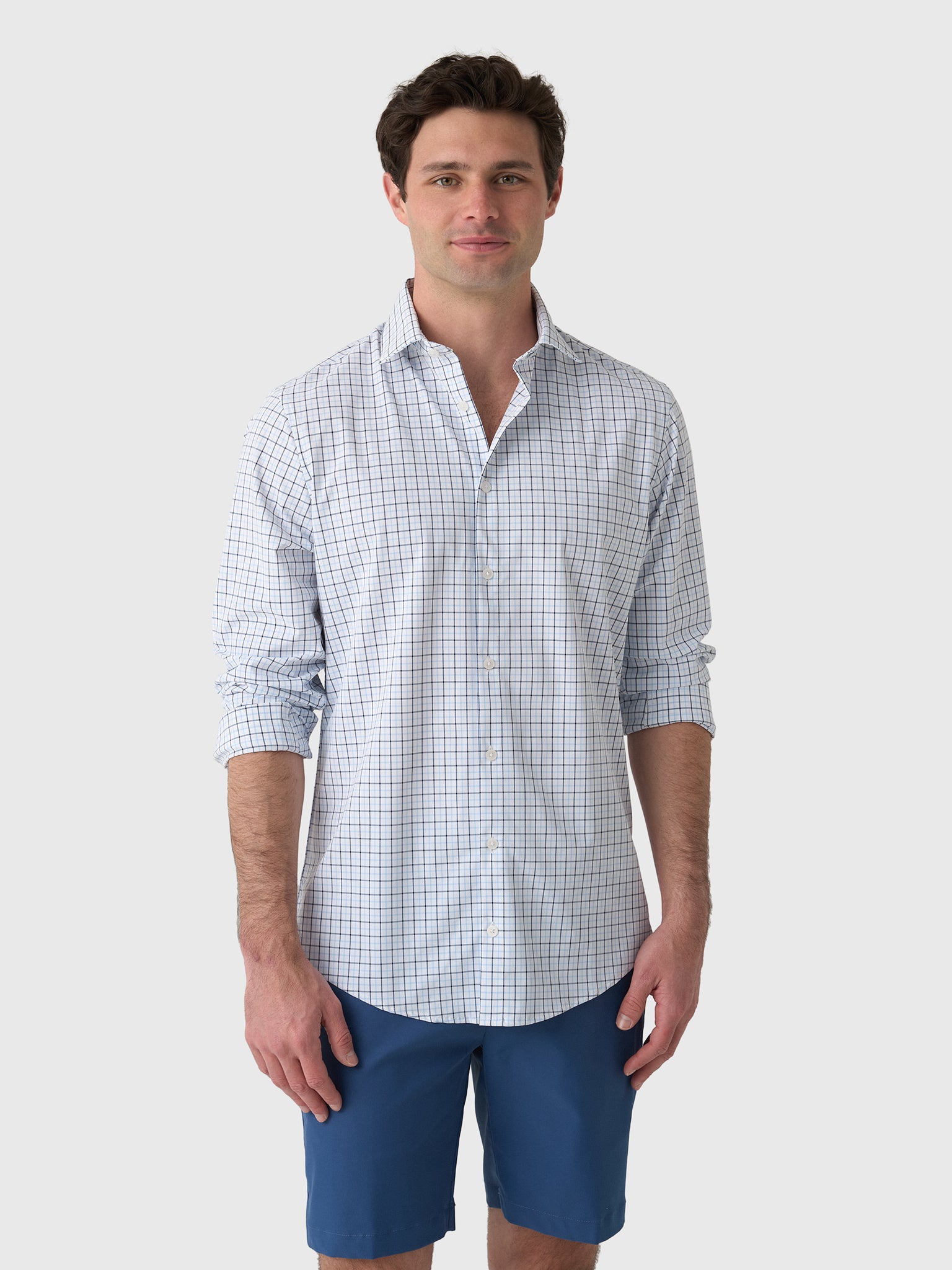 Mizzen+Main Men's Trim Leeward Dress Shirt - Saint Bernard
