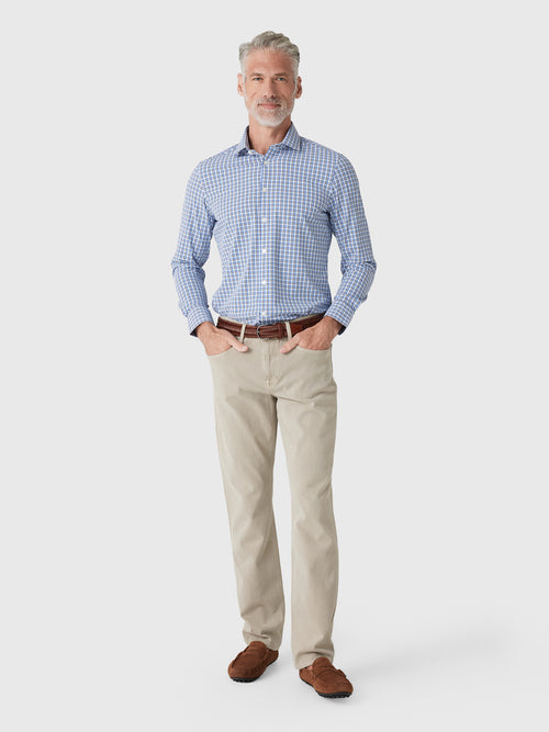 Mizzen+Main Men's Trim Leeward Dress Shirt - Saint Bernard