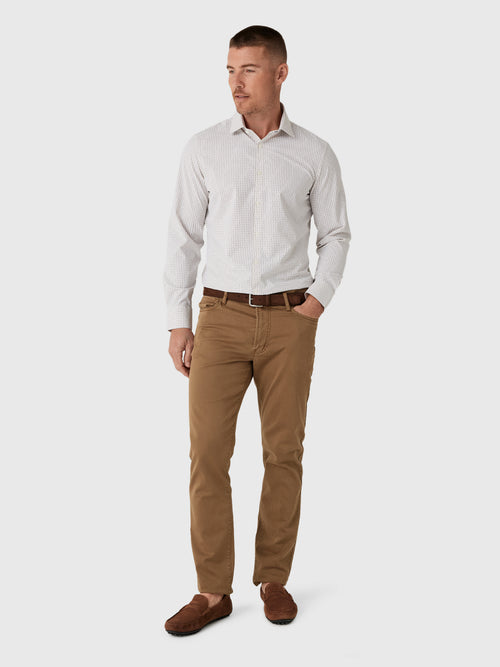 Mizzen+Main Men's Trim Leeward Dress Shirt - Saint Bernard