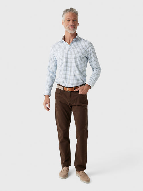 Mizzen+Main Men's Trim Leeward Dress Shirt - Saint Bernard