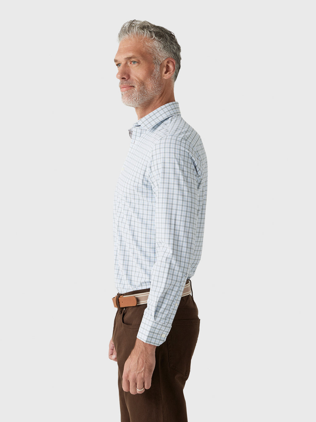 Mizzen+Main Men's Trim Leeward Dress Shirt - Saint Bernard