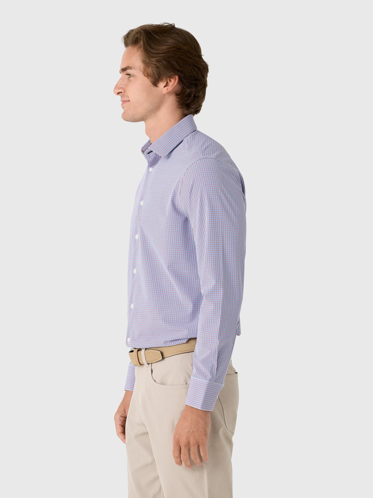Mizzen+Main Men's Trim Leeward Dress Shirt - Saint Bernard