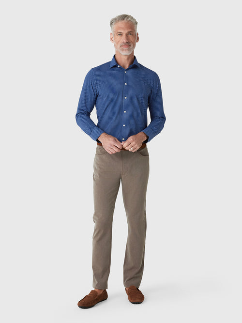 Mizzen+Main Men's Trim Leeward Dress Shirt - Saint Bernard