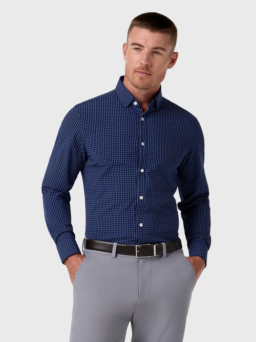 Mizzen+Main Men's Trim Leeward Dress Shirt - Saint Bernard
