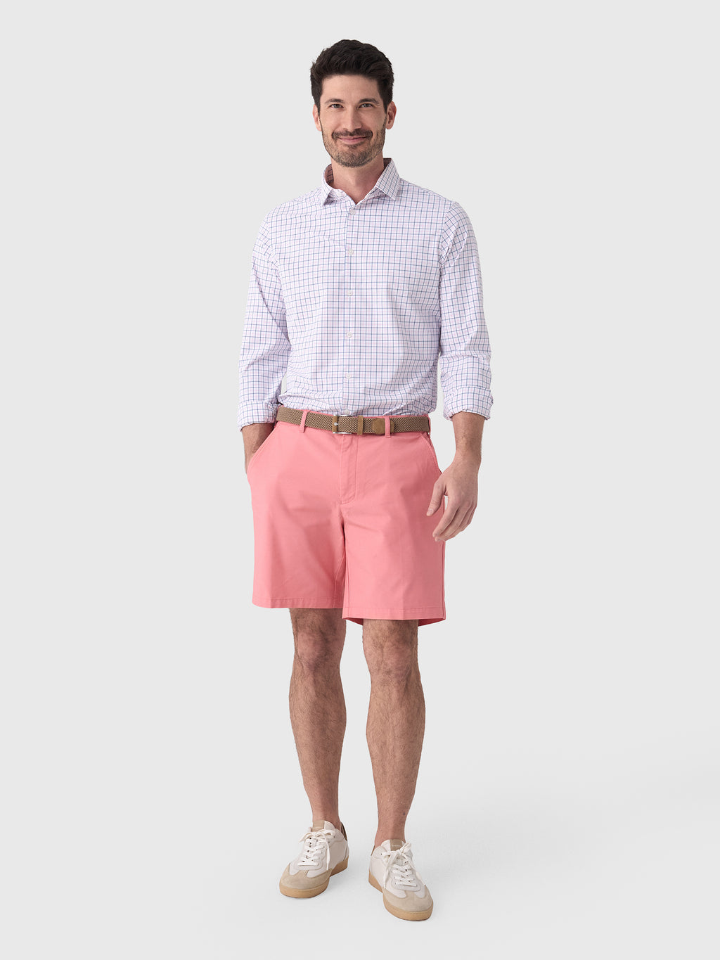 Mizzen+Main Men's Trim Leeward Dress Shirt - Saint Bernard
