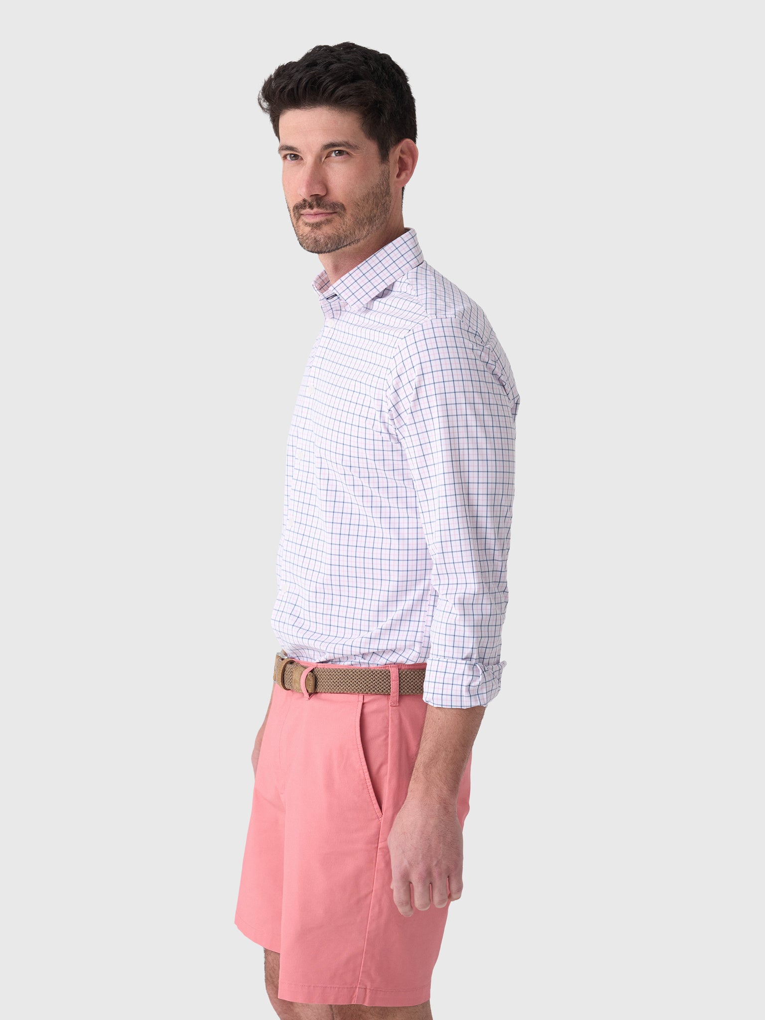 Mizzen+Main Men's Trim Leeward Dress Shirt - Saint Bernard
