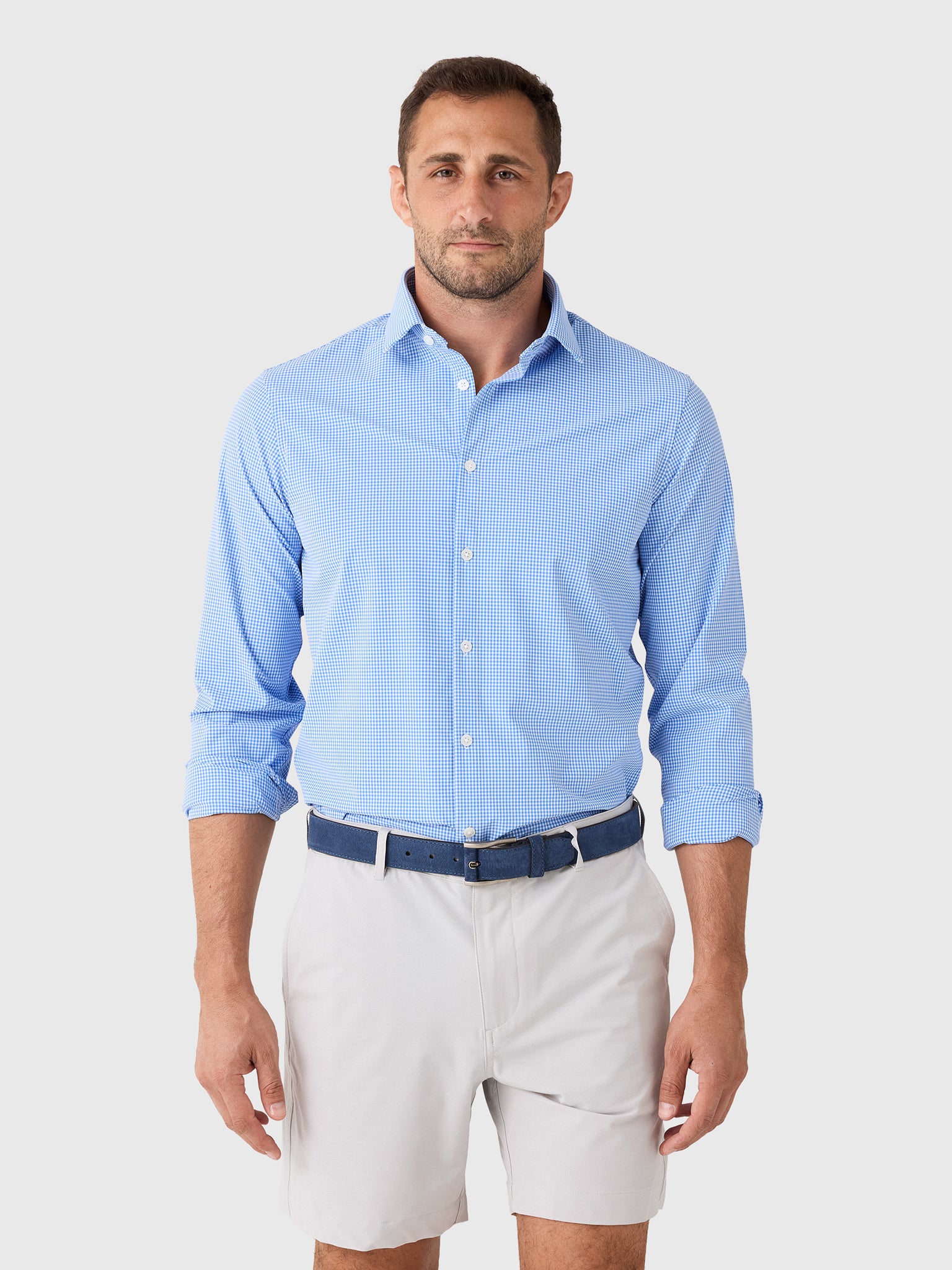 Mizzen+Main Men's Trim Leeward Dress Shirt - Saint Bernard