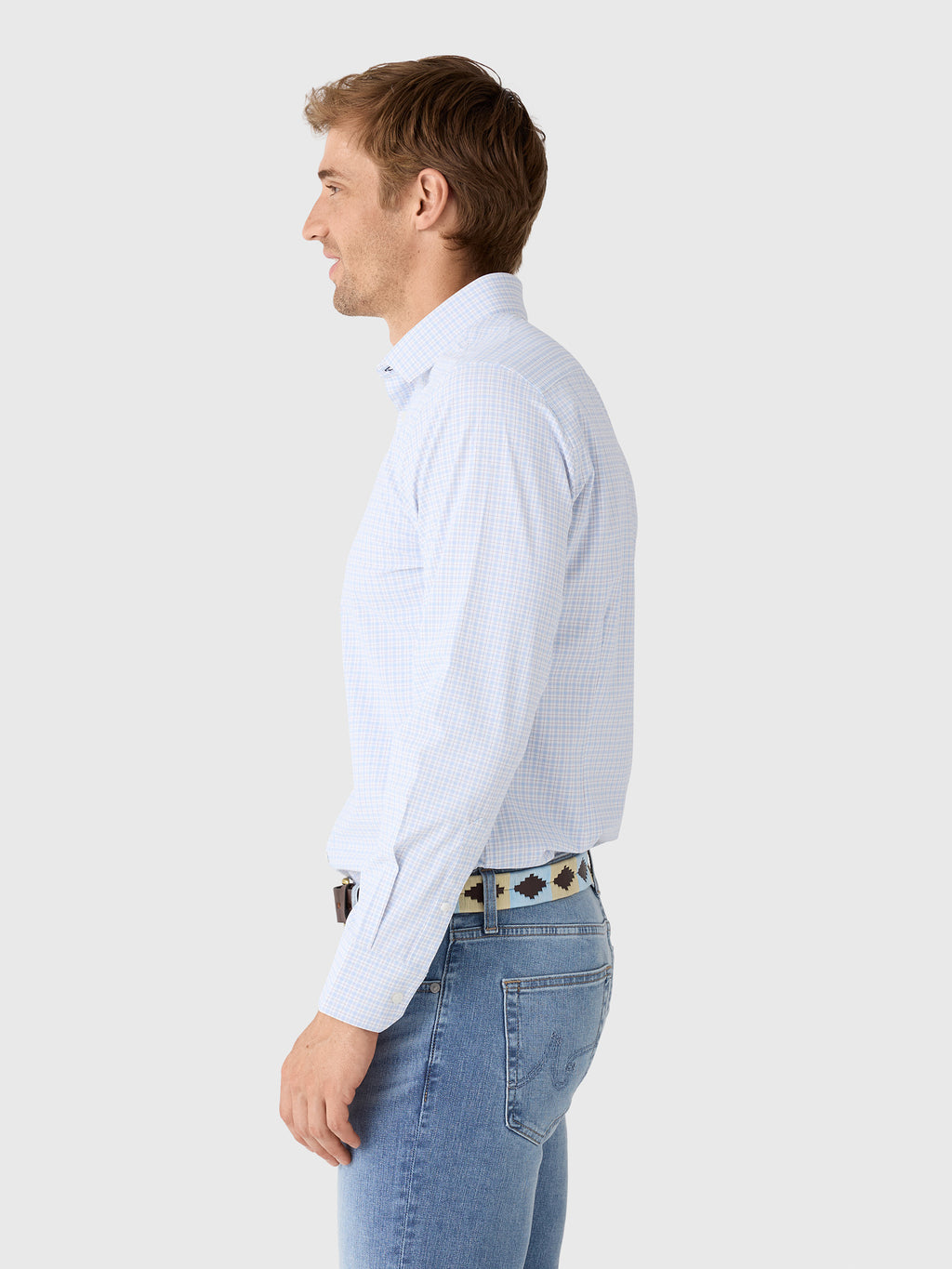Mizzen+Main Men's Trim Leeward Dress Shirt - Saint Bernard