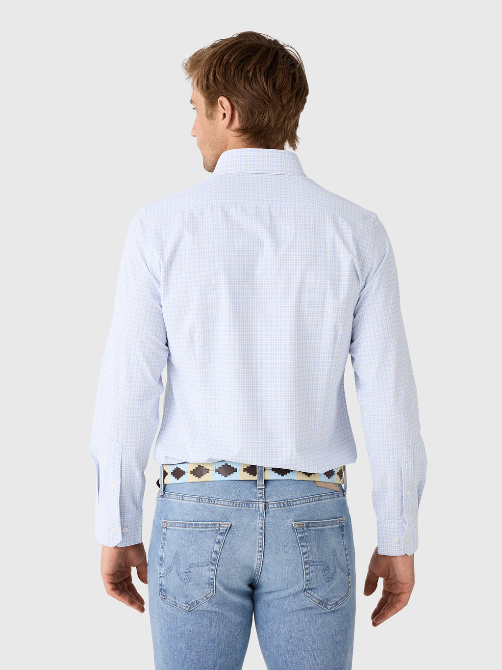 Mizzen+Main Men's Trim Leeward Dress Shirt - Saint Bernard