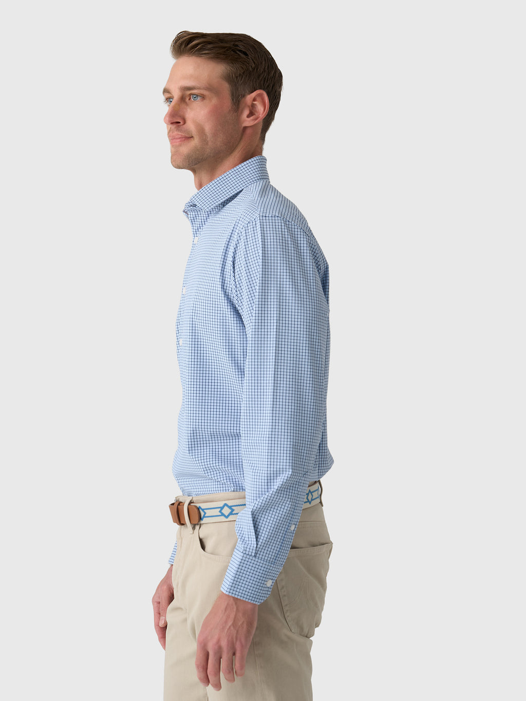 Mizzen+Main Men's Trim Leeward Dress Shirt - Saint Bernard