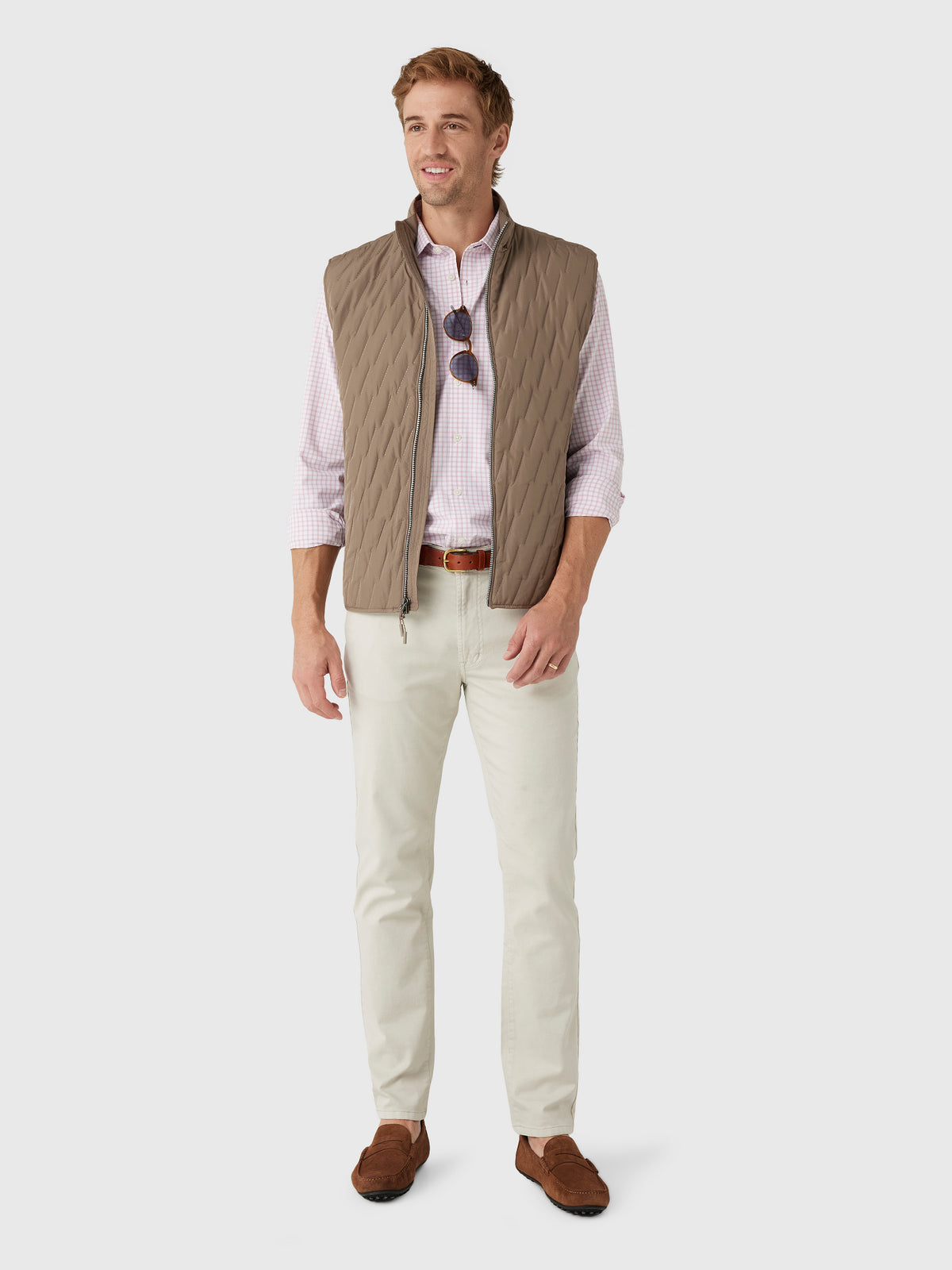 Mizzen+Main Men's Trim Leeward Dress Shirt - Saint Bernard
