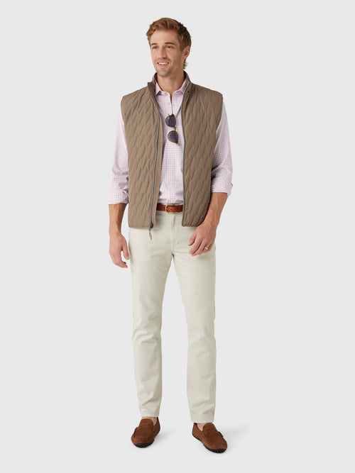 Mizzen+Main Men's Trim Leeward Dress Shirt - Saint Bernard