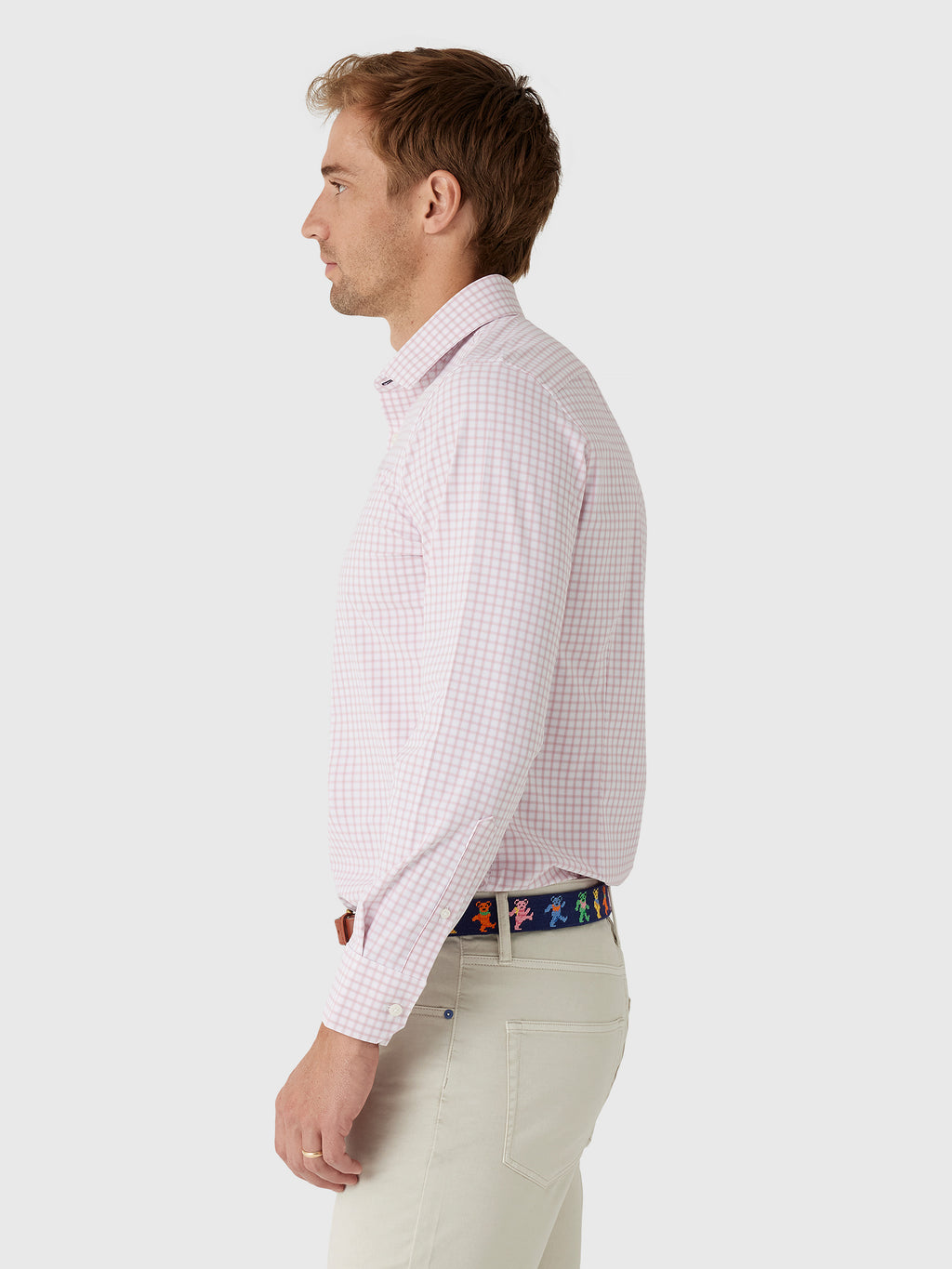 Mizzen+Main Men's Trim Leeward Dress Shirt - Saint Bernard