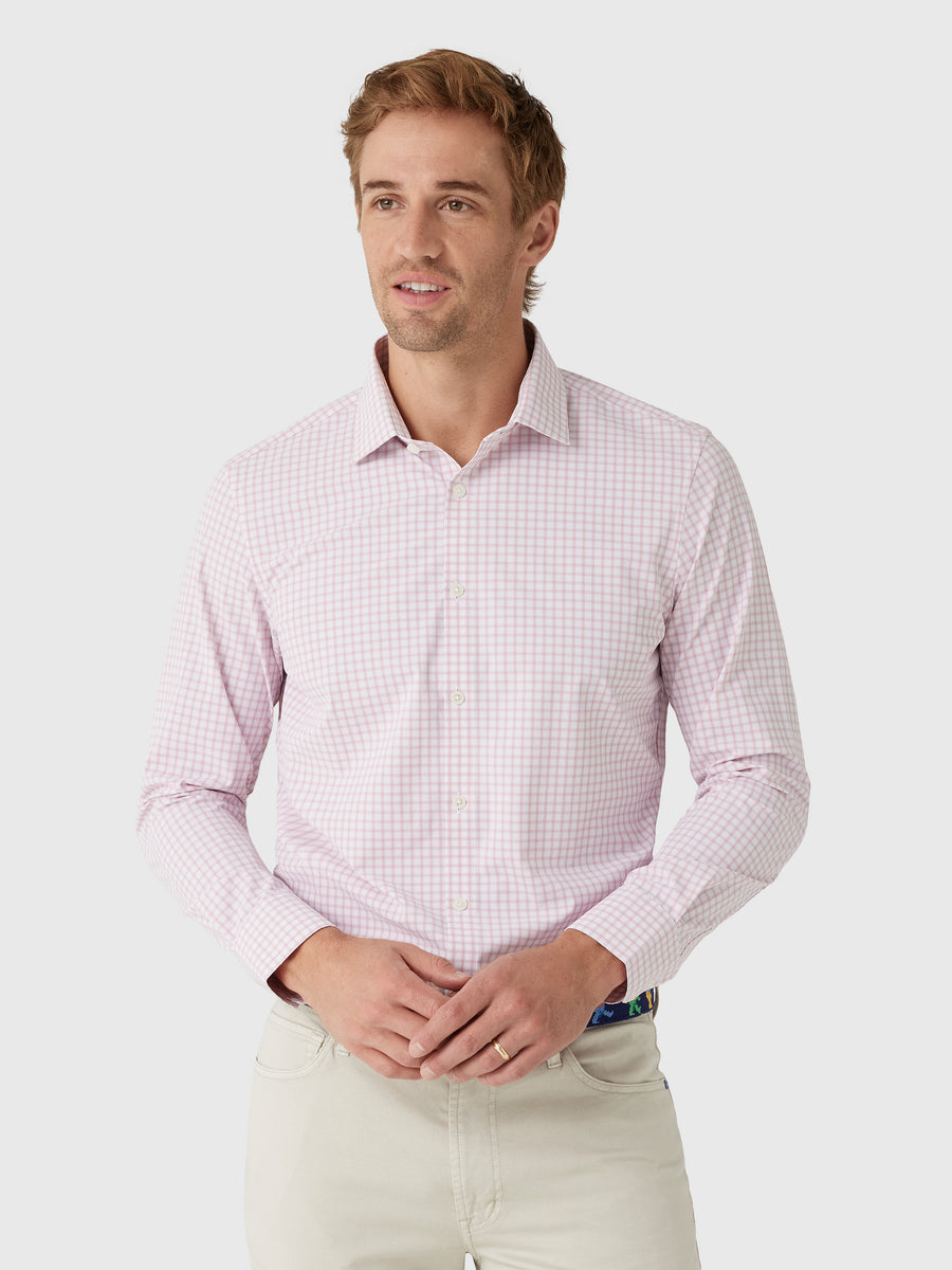 Mizzen+Main Men's Trim Leeward Dress Shirt - Saint Bernard