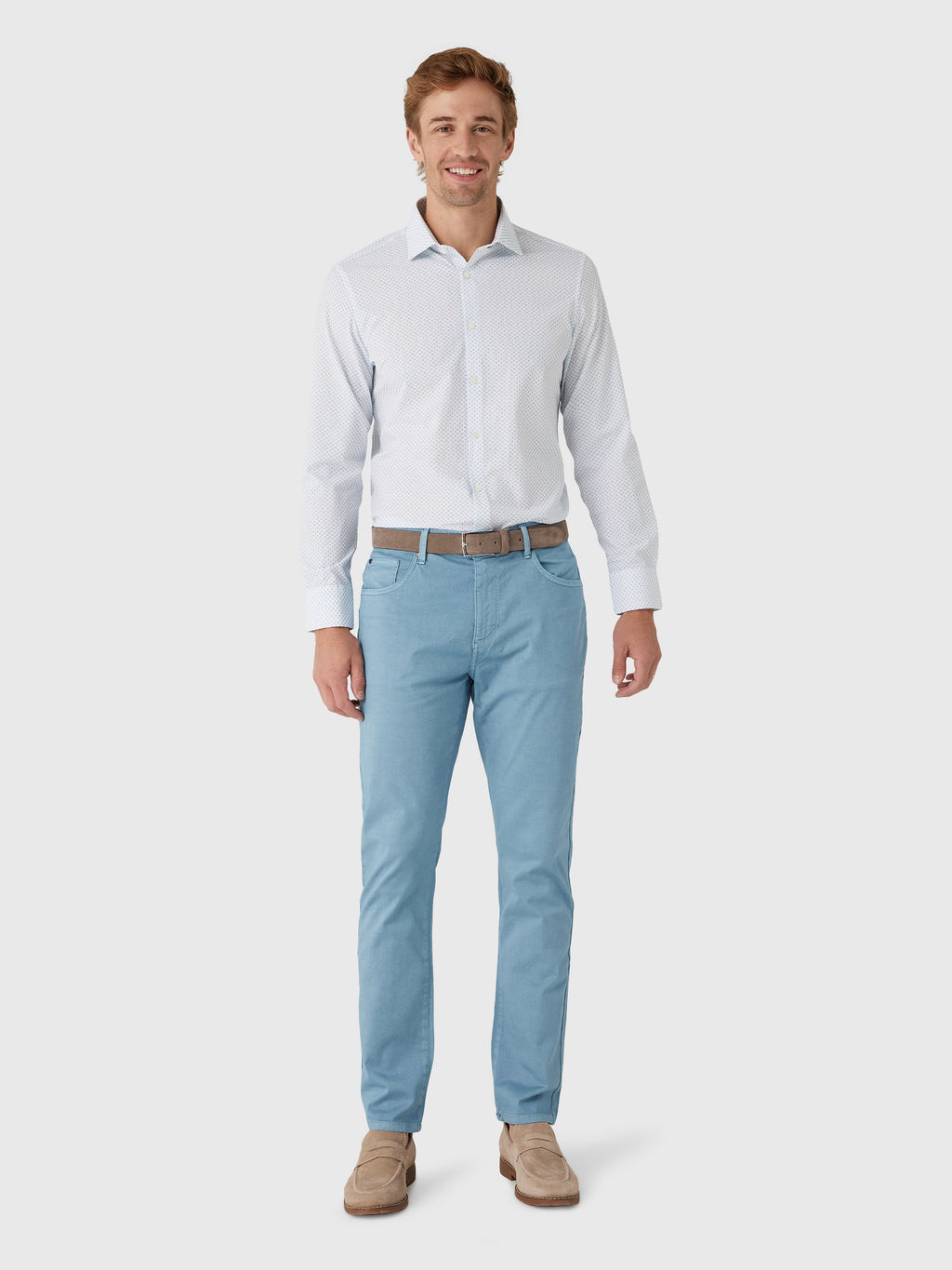 Mizzen+Main Men's Trim Leeward Dress Shirt - Saint Bernard