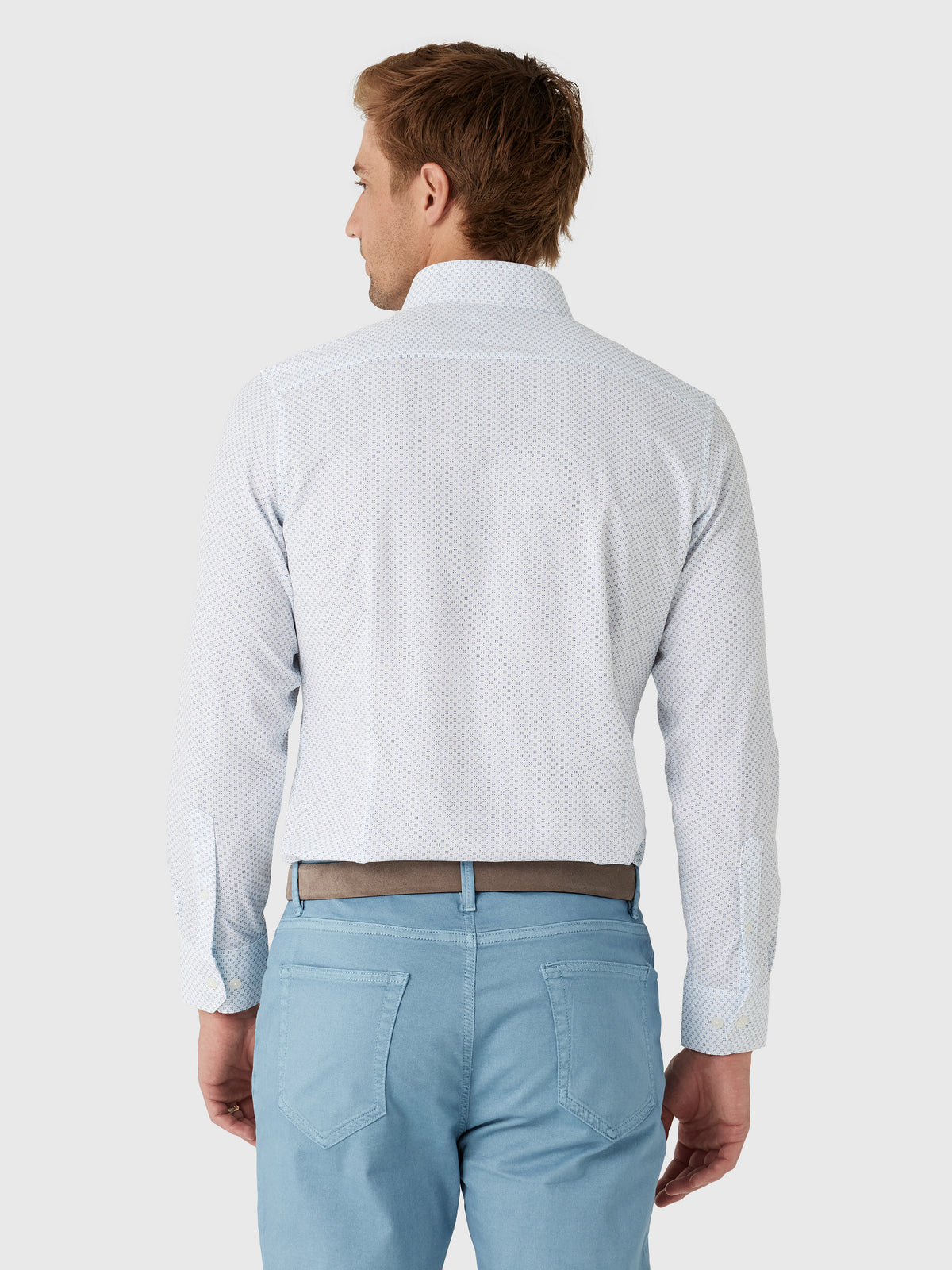 Mizzen+Main Men's Trim Leeward Dress Shirt - Saint Bernard