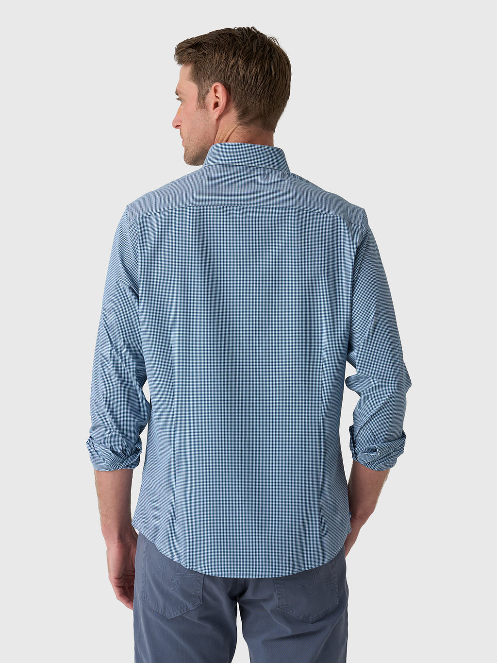 Mizzen+Main Men's Trim Leeward No Tuck Dress Shirt - Saint Bernard
