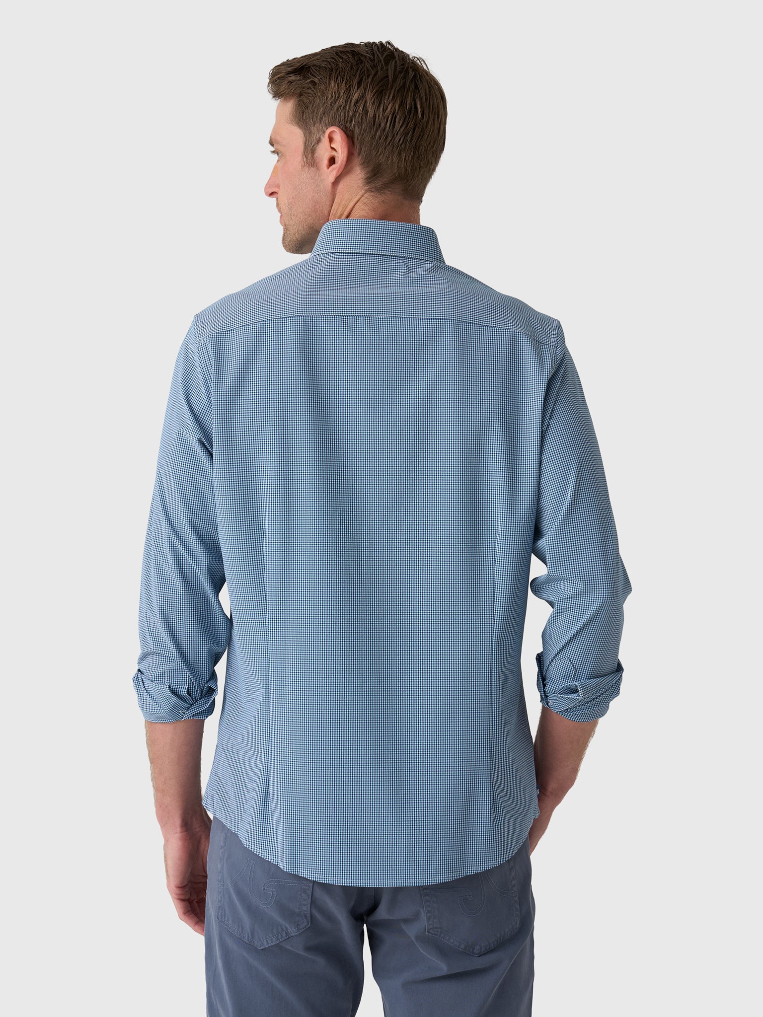 Mizzen+Main Men's Trim Leeward No Tuck Dress Shirt - Saint Bernard
