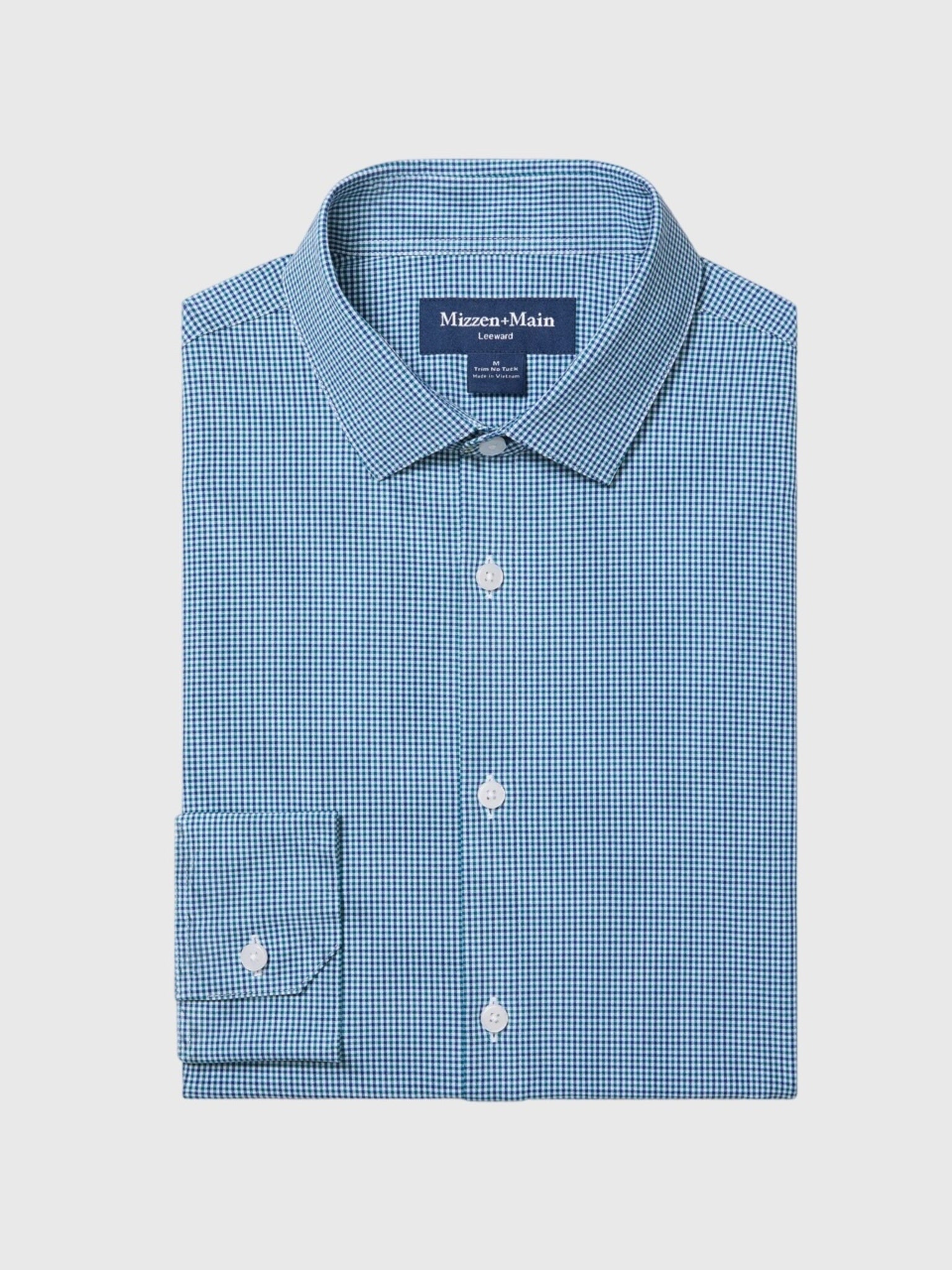 Mizzen+Main Men's Trim Leeward No Tuck Dress Shirt - Saint Bernard