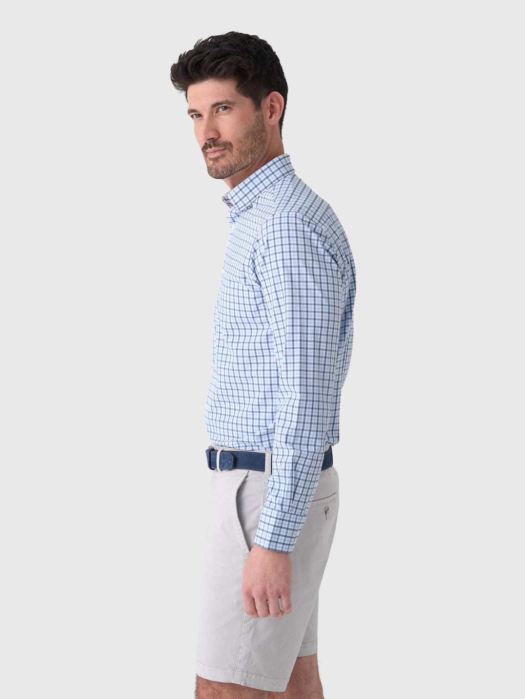Mizzen+Main Men's Trim Leeward No Tuck Dress Shirt - Saint Bernard