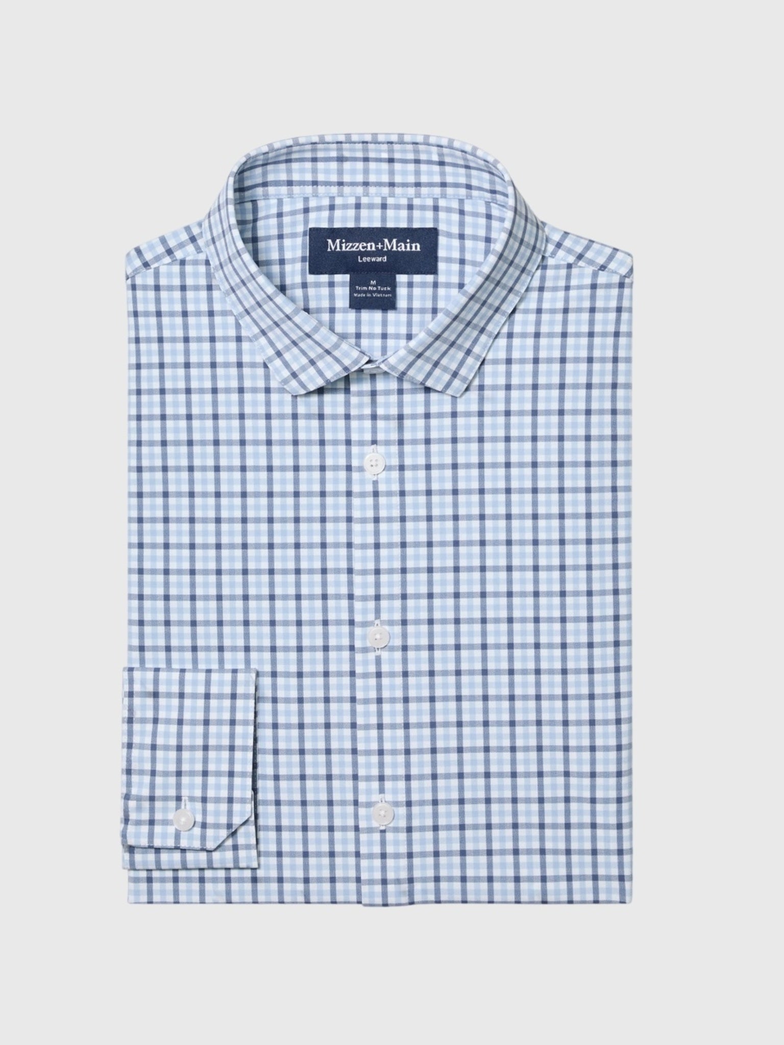 Mizzen+Main Men's Trim Leeward No Tuck Dress Shirt - Saint Bernard
