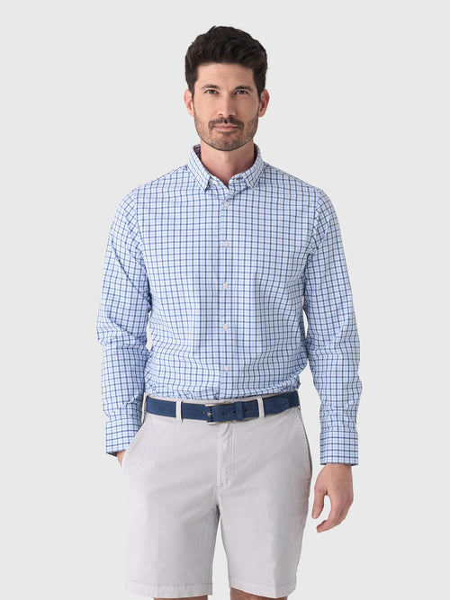 Mizzen+Main Men's Trim Leeward No Tuck Dress Shirt
