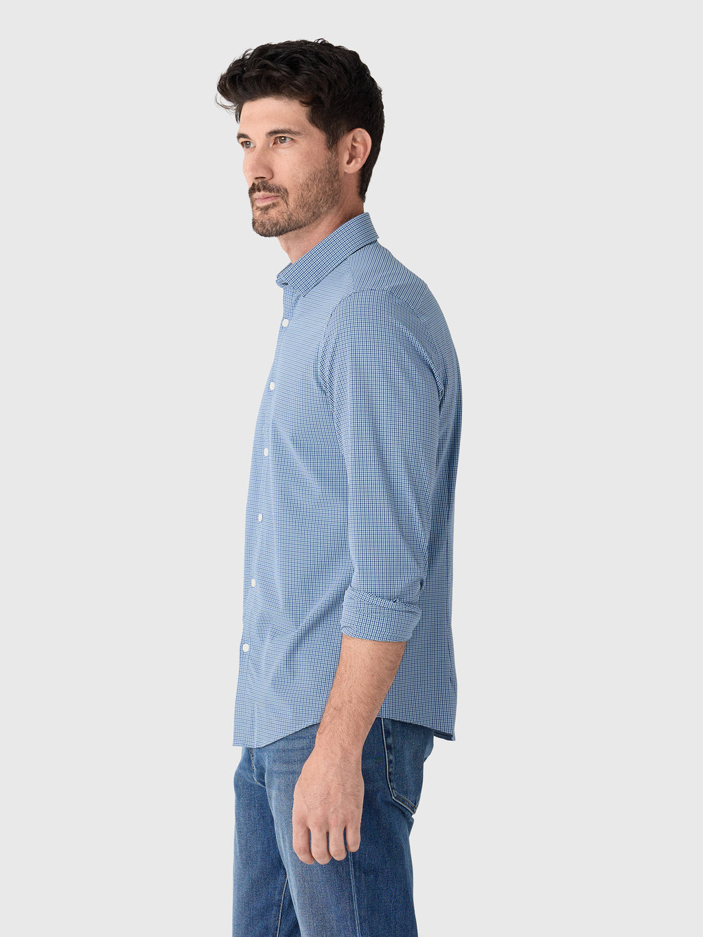 Mizzen+Main Men's Trim Leeward No Tuck Dress Shirt - Saint Bernard