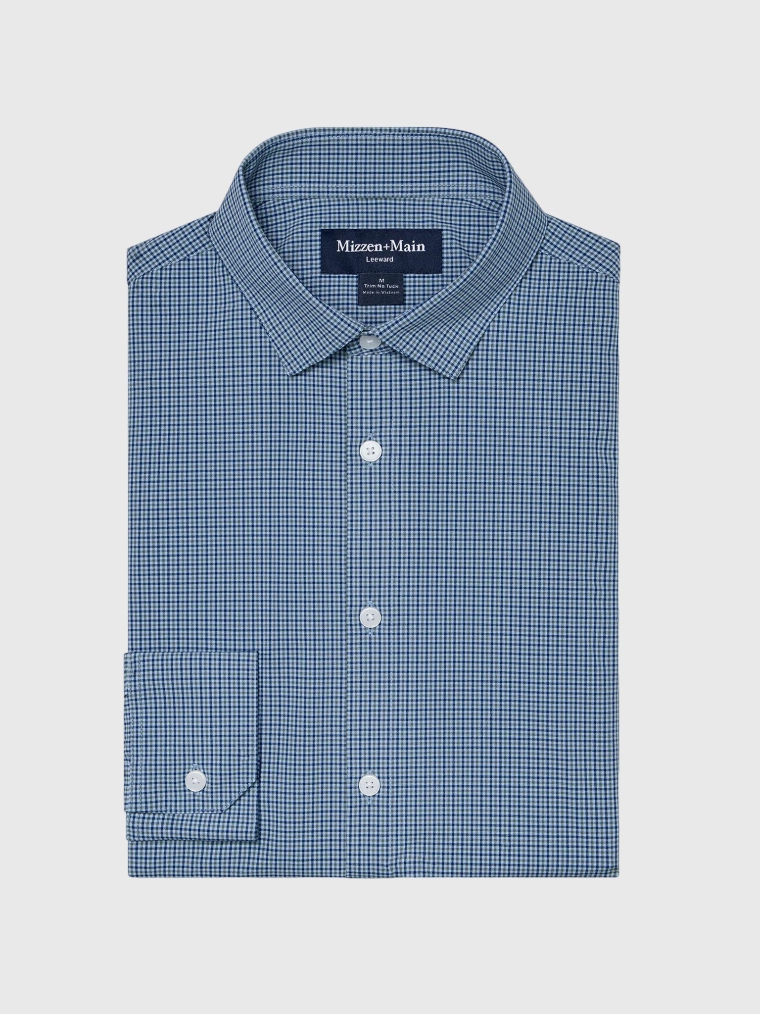 Mizzen+Main Men's Trim Leeward No Tuck Dress Shirt