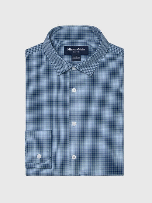 Mizzen+Main Men's Trim Leeward No Tuck Dress Shirt - Saint Bernard