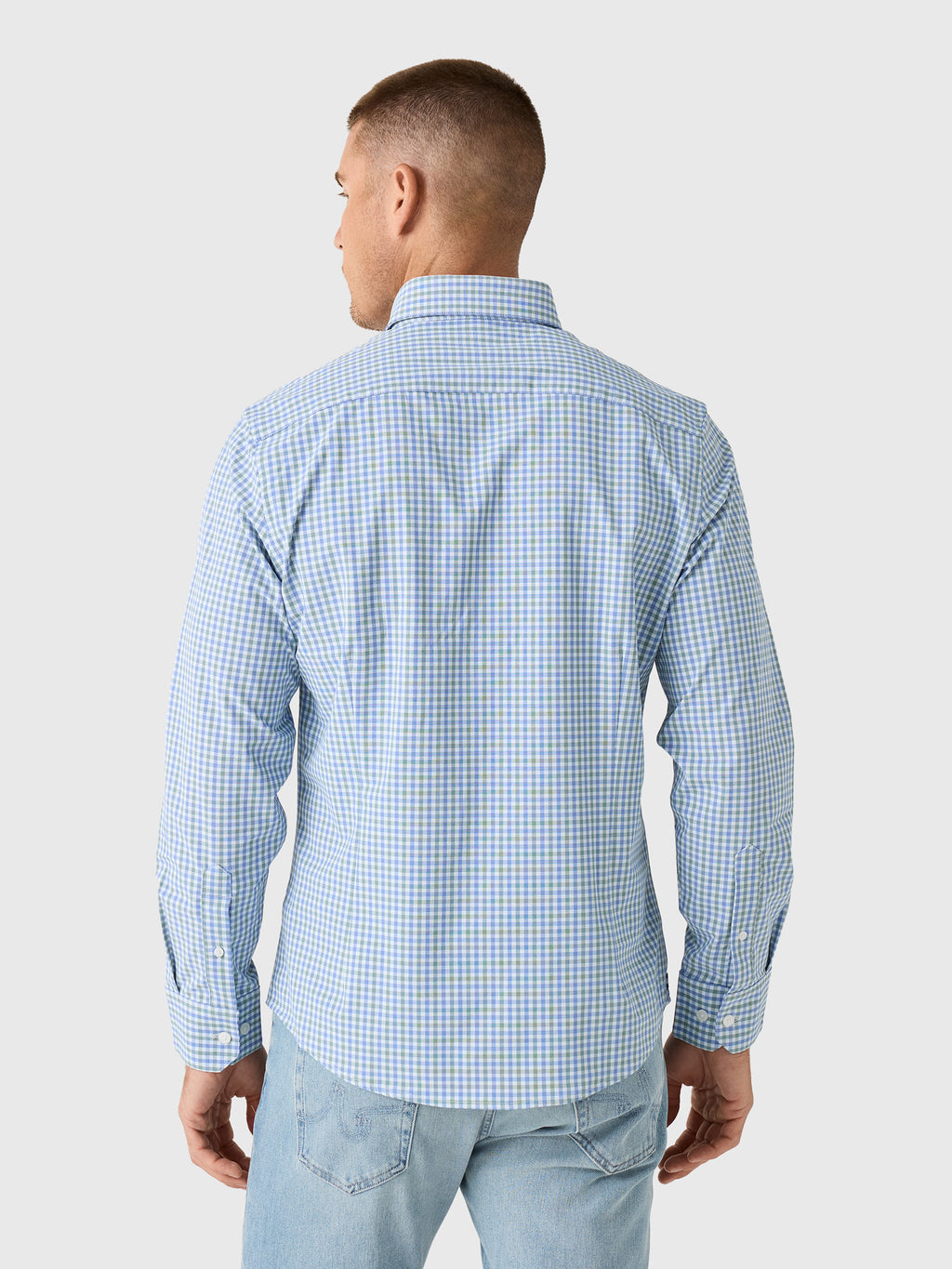 Mizzen+Main Men's Trim Leeward No Tuck Dress Shirt - Saint Bernard
