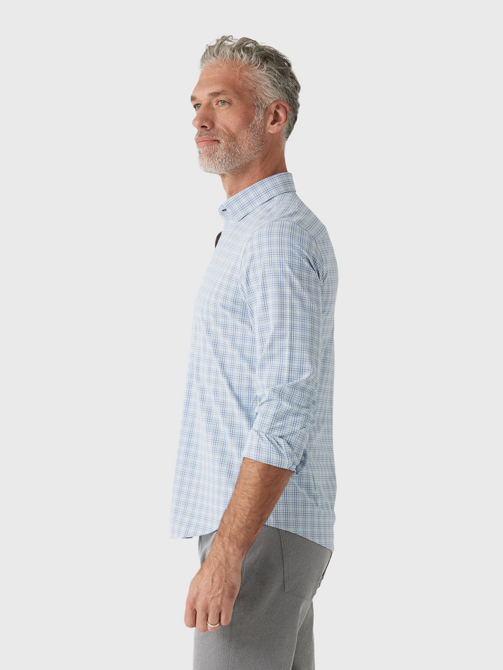 Mizzen+Main Men's Trim Leeward No Tuck Dress Shirt - Saint Bernard