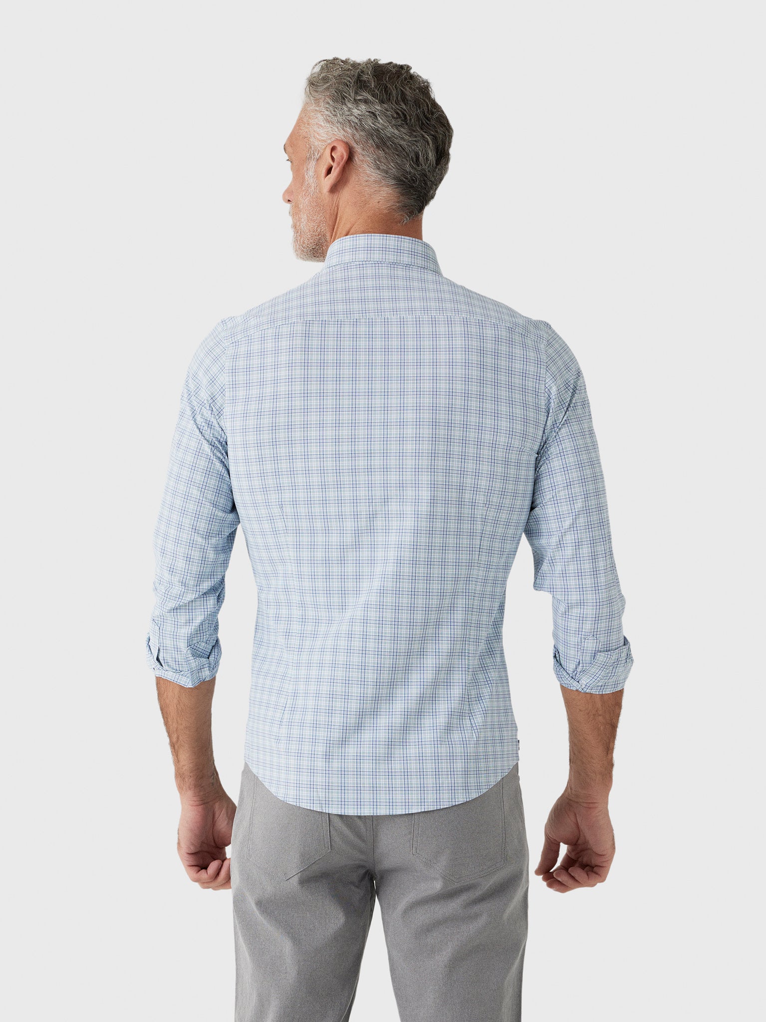 Mizzen+Main Men's Trim Leeward No Tuck Dress Shirt - Saint Bernard